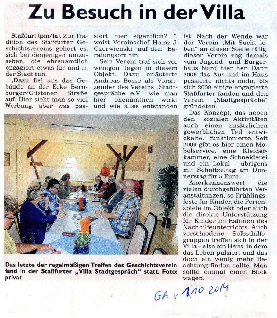 Zu Besuch in der Villa
