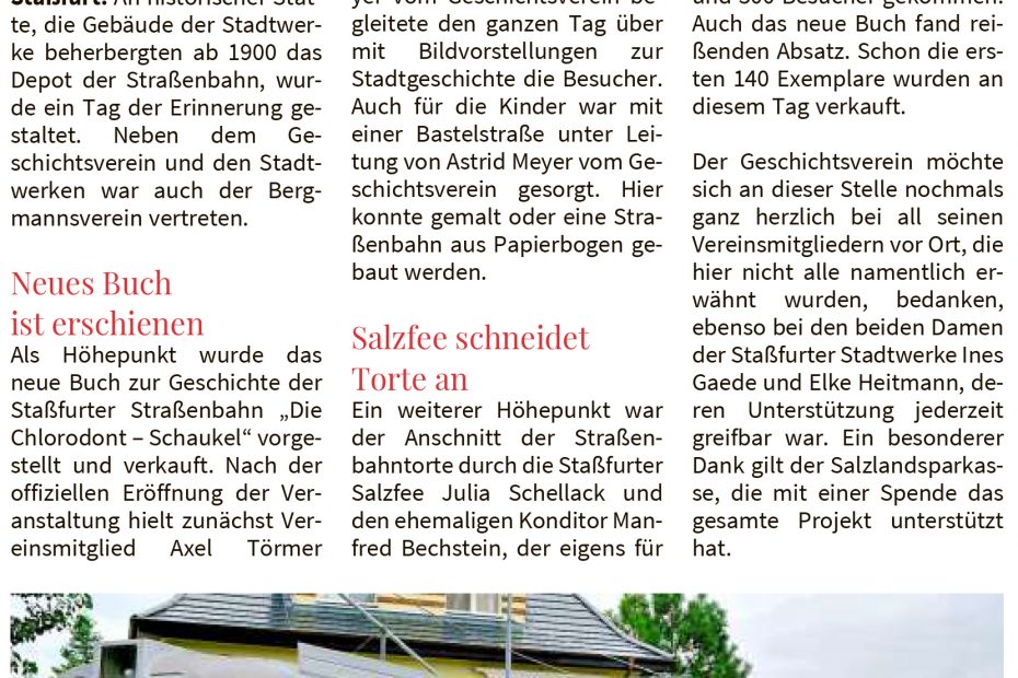 121 Jahre Straßenbahn - Reise in die Vergangenheit